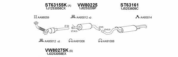  600031 Exhaust system 600031