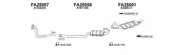  630001 Exhaust system 630001