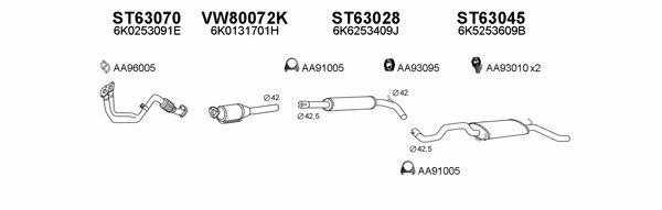 Veneporte 630024 Exhaust system 630024