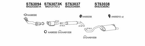  630060 Exhaust system 630060