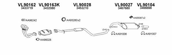  900136 Exhaust system 900136