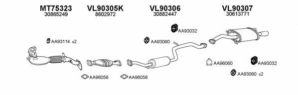  900164 Exhaust system 900164
