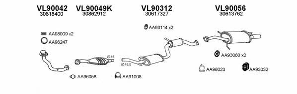  900183 Exhaust system 900183