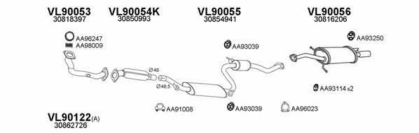  900186 Exhaust system 900186