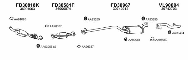 Veneporte 900190 Exhaust system 900190