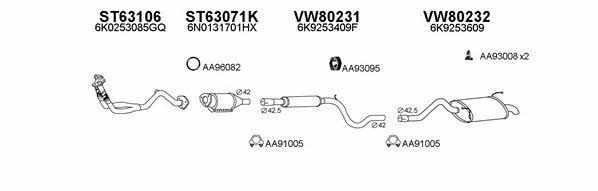  630100 Exhaust system 630100