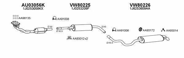  630107 Exhaust system 630107