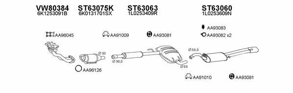  630131 Exhaust system 630131