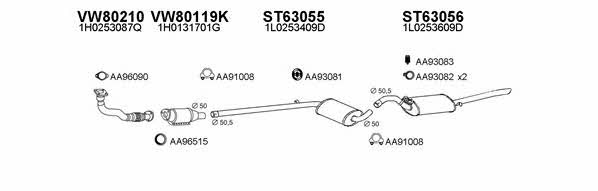  630135 Exhaust system 630135