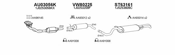  630150 Exhaust system 630150