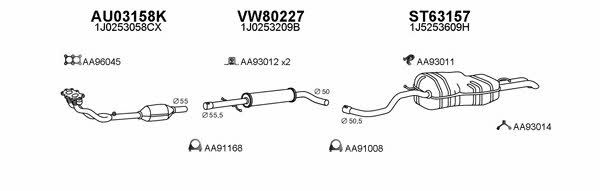  630151 Exhaust system 630151