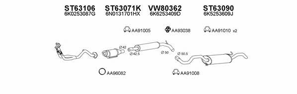  630156 Exhaust system 630156