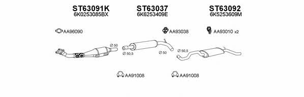  630157 Exhaust system 630157