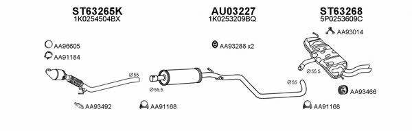  630162 Exhaust system 630162