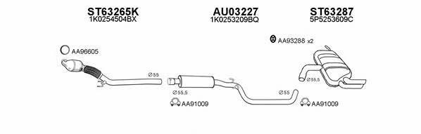  630175 Exhaust system 630175