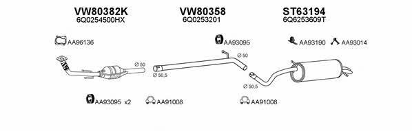  630178 Exhaust system 630178