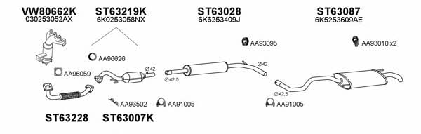  630193 Exhaust system 630193