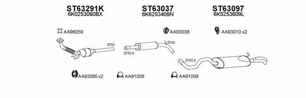  630194 Exhaust system 630194
