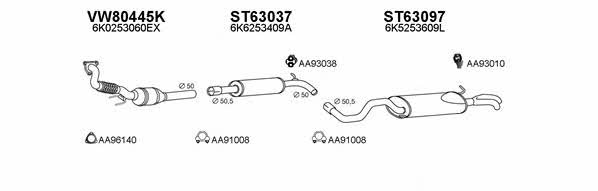  630201 Exhaust system 630201