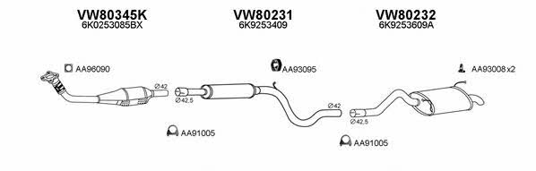  630205 Exhaust system 630205