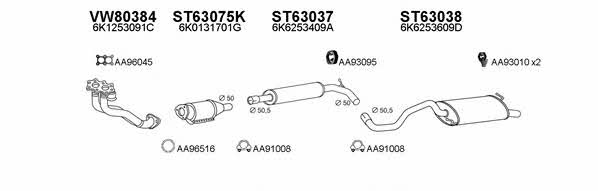 Veneporte 630211 Exhaust system 630211