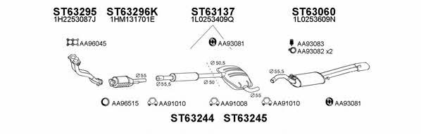  630213 Exhaust system 630213