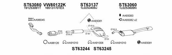 630219 Exhaust system 630219