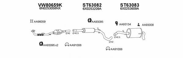  630229 Exhaust system 630229