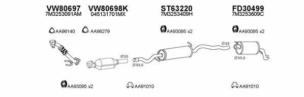  630230 Exhaust system 630230
