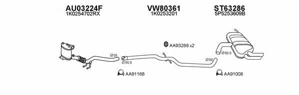  630257 Exhaust system 630257