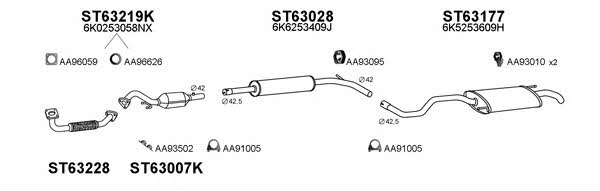  630271 Exhaust system 630271