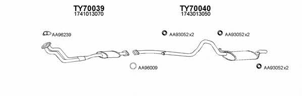  700020 Exhaust system 700020