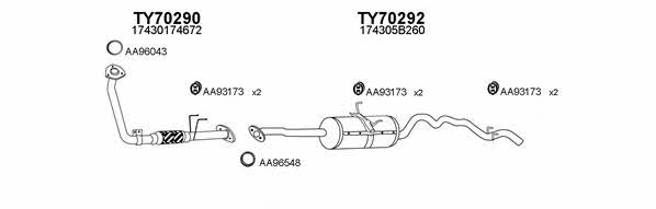  700029 Exhaust system 700029