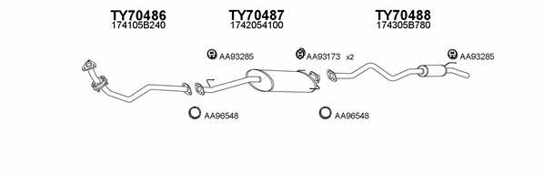  700030 Exhaust system 700030
