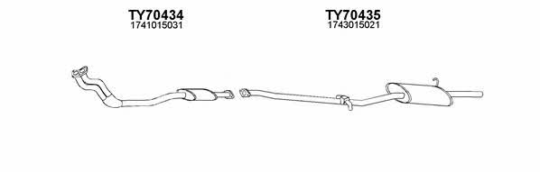  700048 Exhaust system 700048