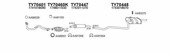  700060 Exhaust system 700060