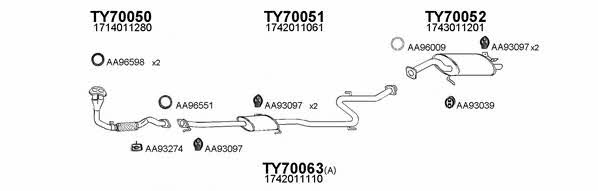  700062 Exhaust system 700062