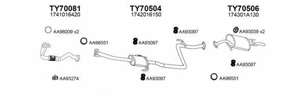  700066 Exhaust system 700066