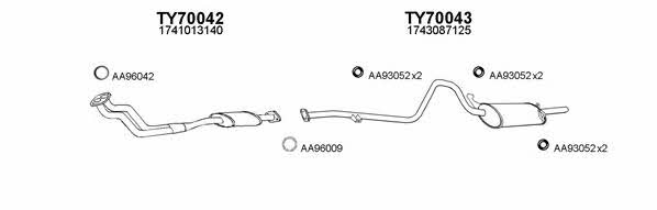  700072 Exhaust system 700072