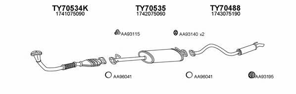  700094 Exhaust system 700094