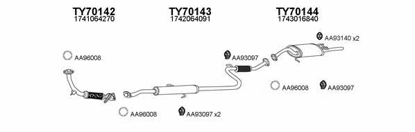 700120 Exhaust system 700120