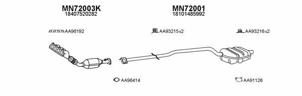  720001 Exhaust system 720001