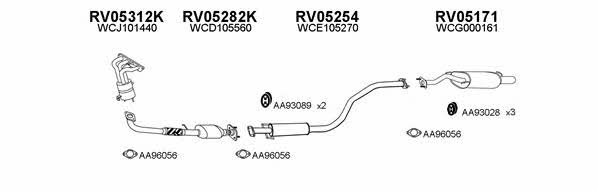  730007 Exhaust system 730007