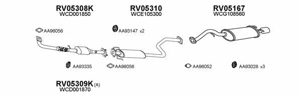  730010 Exhaust system 730010