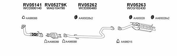  730015 Exhaust system 730015