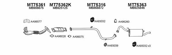 Veneporte 750050 Exhaust system 750050