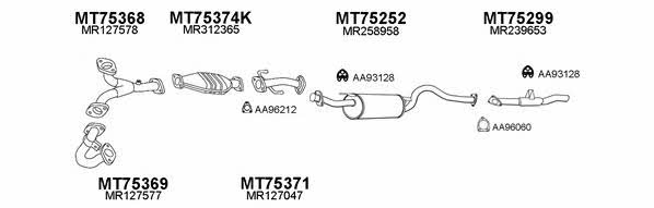  750060 Exhaust system 750060