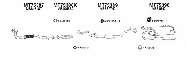 Veneporte 750079 Exhaust system 750079