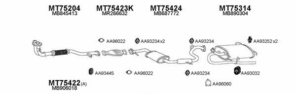 Veneporte 750090 Exhaust system 750090