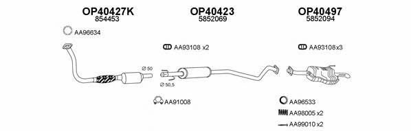  770012 Exhaust system 770012